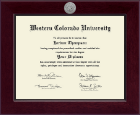 Western Colorado University diploma frame - Century Silver Engraved Diploma Frame in Cordova