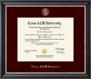 Texas A&M University - Galveston diploma frame - Regal Edition Diploma Frame in Noir