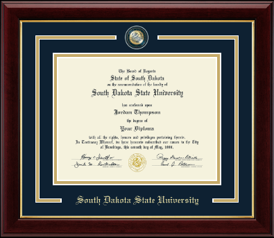 South Dakota State University diploma frame - Showcase Edition Diploma Frame in Gallery