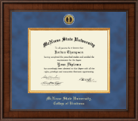 McNeese State University Presidential Gold Engraved Diploma Frame in Madison