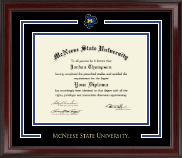 McNeese State University diploma frame - Spirit Medallion Diploma Frame in Encore