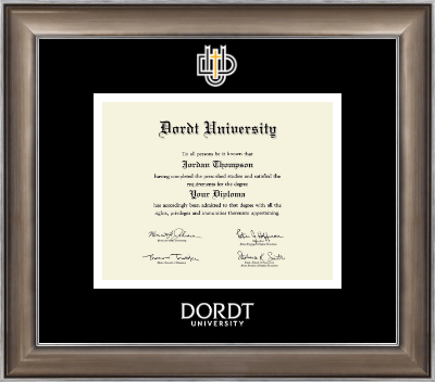 Dordt University diploma frame - Dimensions Diploma Frame in Easton