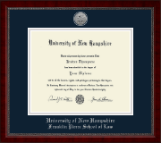 University of New Hampshire diploma frame - Silver Engraved Medallion Diploma Frame in Sutton