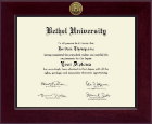 Bethel University Indiana diploma frame - Century Gold Engraved Diploma Frame in Cordova