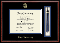 Bethel University Indiana diploma frame - Tassel Edition Diploma Frame in Southport