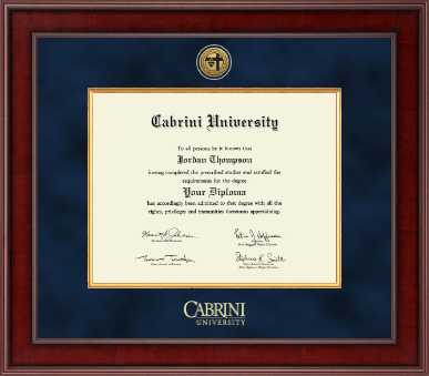 Cabrini University diploma frame - Presidential Gold Engraved Diploma Frame in Jefferson