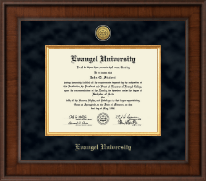 Evangel University Presidential Gold Engraved Diploma Frame in Madison