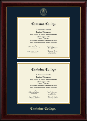Canisius College diploma frame - Double Diploma Frame in Gallery