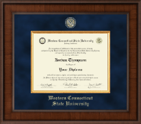 Western Connecticut State University Presidential Masterpiece Diploma Frame in Madison