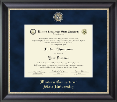 Western Connecticut State University diploma frame - Regal Edition Diploma Frame in Noir