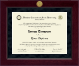 Western Connecticut State University diploma frame - Millennium Gold Engraved Diploma Frame in Cordova