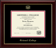 Grinnell College Gold Embossed Diploma Frame in Gallery