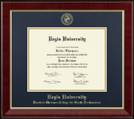Regis University diploma frame - Gold Embossed Diploma Frame in Murano