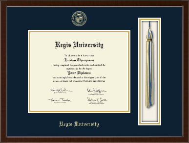 Regis University diploma frame - Tassel & Cord Diploma Frame in Delta