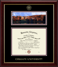 Colgate University diploma frame - Campus Scene Diploma Frame in Gallery