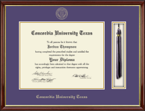Tassel & Cord Diploma Frame