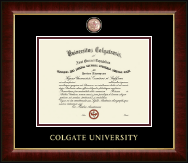 Colgate University Masterpiece Medallion Diploma Frame in Murano