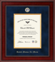 United States Air Force certificate frame - Presidential Masterpiece Certificate Frame in Jefferson