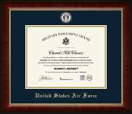 United States Air Force certificate frame - Masterpiece Medallion Certificate Frame in Murano