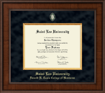 Saint Leo University diploma frame - Presidential Masterpiece Diploma Frame in Madison