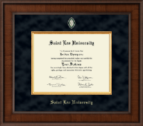 Saint Leo University Presidential Masterpiece Diploma Frame in Madison