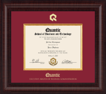 Quantic Presidential Edition Diploma Frame in Premier