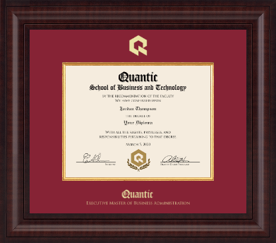 Quantic diploma frame - Presidential Edition Diploma Frame in Premier