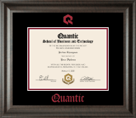 Quantic diploma frame - Dimensions Diploma Frame in Acadia
