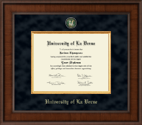 University of La Verne Presidential Masterpiece Diploma Frame in Madison