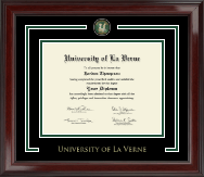 University of La Verne diploma frame - Showcase Edition Diploma Frame in Encore