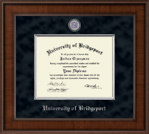 University of Bridgeport Presidential Masterpiece Diploma Frame in Madison