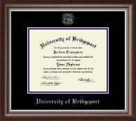 University of Bridgeport diploma frame - Silver Embossed Diploma Frame in Devonshire