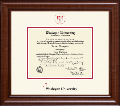 Wesleyan University diploma frame - Dimensions Diploma Frame in Prescott