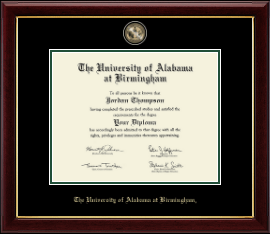Masters/PhD- Masterpiece Medallion Diploma Frame