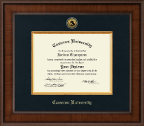Cameron University Presidential Gold Engraved Diploma Frame in Madison
