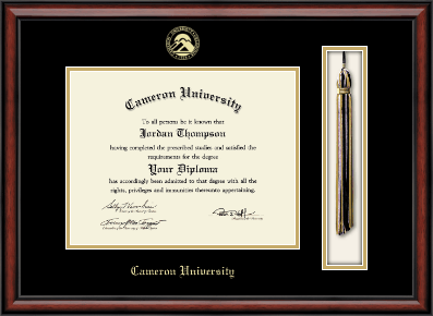 Cameron University diploma frame - Tassel & Cord Diploma Frame in Southport