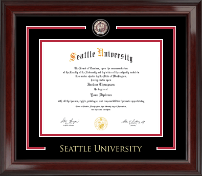 Seattle University diploma frame - Showcase Edition Diploma Frame in Encore