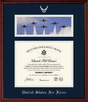 United States Air Force certificate frame - Campus Scene Certificate Frame in Camby