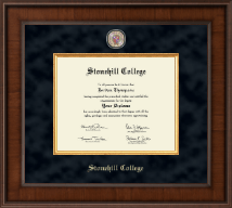 Stonehill College Presidential Masterpiece Diploma Frame in Madison