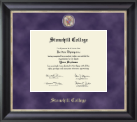 Stonehill College Regal Edition Diploma Frame in Noir