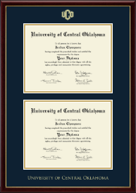 Double Diploma Frame