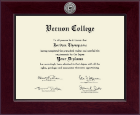 Vernon College diploma frame - Century Silver Engraved Diploma Frame in Cordova
