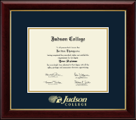 Judson University diploma frame - Gold Embossed Diploma Frame in Gallery