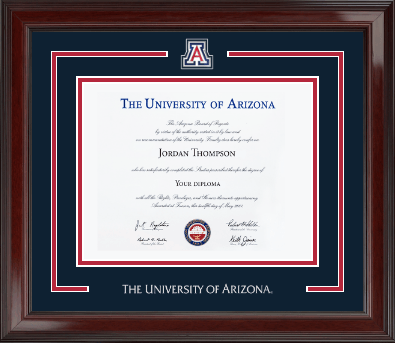 The University of Arizona diploma frame - Spirit Medallion Diploma Frame in Encore