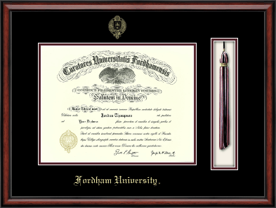 Fordham University diploma frame - Tassel & Cord Diploma Frame in Southport