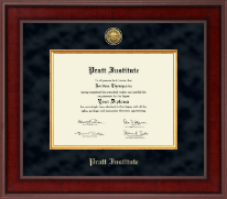 Pratt Institute diploma frame - Presidential Gold Engraved Diploma Frame in Jefferson