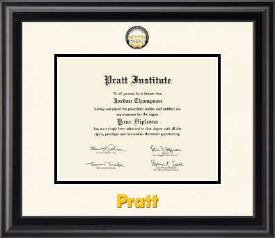 Pratt Institute diploma frame - Dimensions Diploma Frame in Midnight