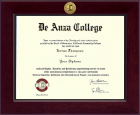 DeAnza College diploma frame - Century Gold Engraved Diploma Frame in Cordova