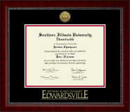 Southern Illinois University at Edwardsville diploma frame - Gold Engraved Medallion Diploma Frame in Sutton