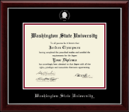 Washington State University diploma frame - Silver Embossed Diploma Frame in Gallery Silver